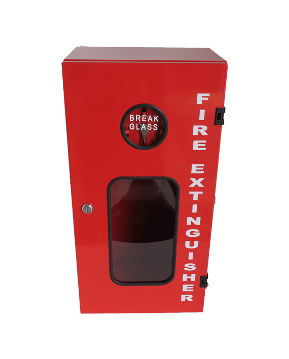 Buy 4.5kg Metal Lockable Fire Extinguisher Cabinet at Majestic Fire Protection in Sydney