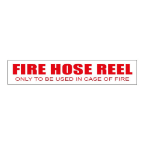 Buy Fire Hose Reel - Only to be used in case of fire at Majestic Fire Protection in Sydney