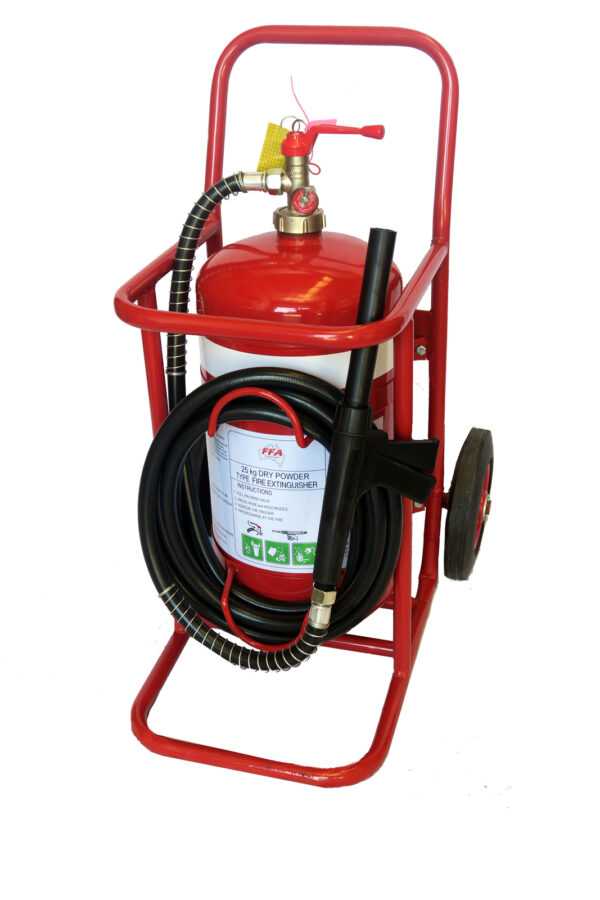 Buy ABE 25 Kg Mobile Fire Extinguisher at Majestic Fire Service in Sydney