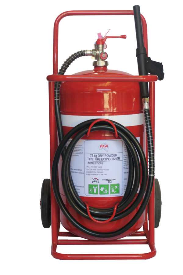 ABE 75 Kg Mobile Fire Extinguisher Majestic Fire Service in Sydney NSW