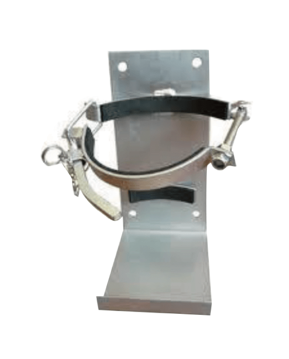Buy Heavy Duty Vehicle Bracket Suited for 9.0kg Extinguisher - Silver Bracket at Majestic Fire Protection in Sydney