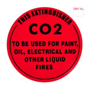 Buy Plastic "CO2" ID at Majestic Fire Protection in Sydney
