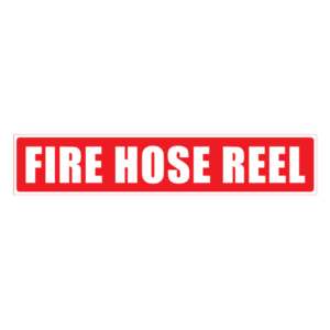 Buy Sticker "Fire Hose Reel" Strip at Majestic Fire Protection in Sydney